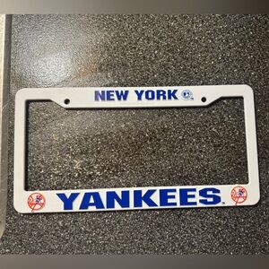 MLB New York Yankees White and Blue License Plate Frame